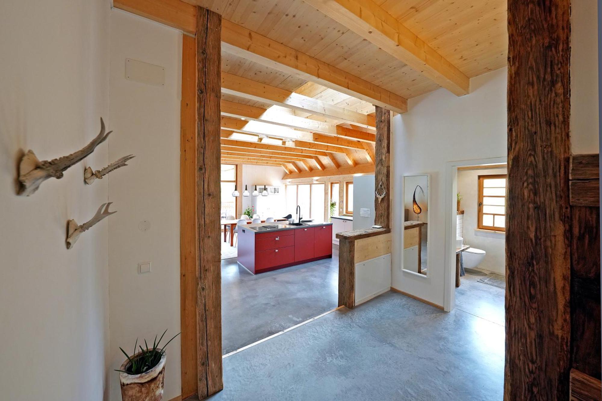 Ferienwohnung Im Loft-Style Mit Sauna Im Historischen Schwarzwaldhof Simonswald Exterior photo